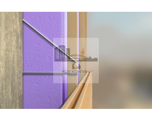 Дистанционный шуруп  ASL универсальный шлиц TX, 6х80 мм